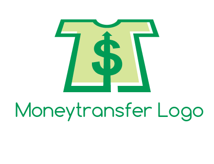 tshirt icon with dollar sign