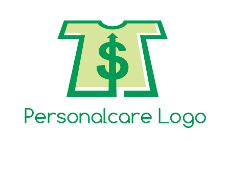 tshirt icon with dollar sign