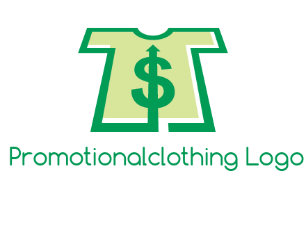 tshirt icon with dollar sign