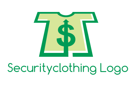 tshirt icon with dollar sign