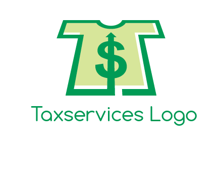 tshirt icon with dollar sign