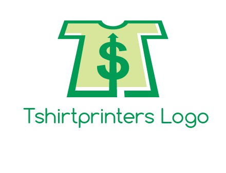 tshirt icon with dollar sign