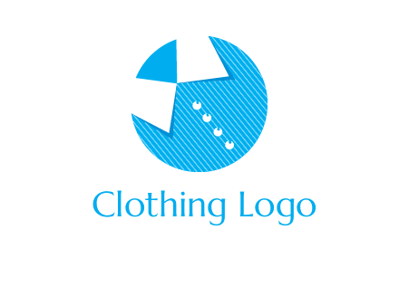collar shirt logo in circle