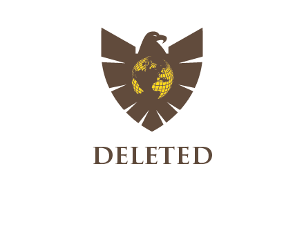 wings shield eagle logo