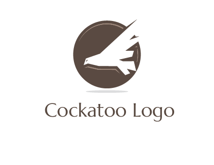 bird icon in circle logo