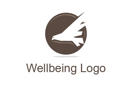 bird icon in circle logo