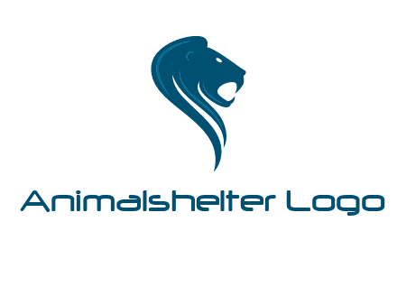 side face of lion logo