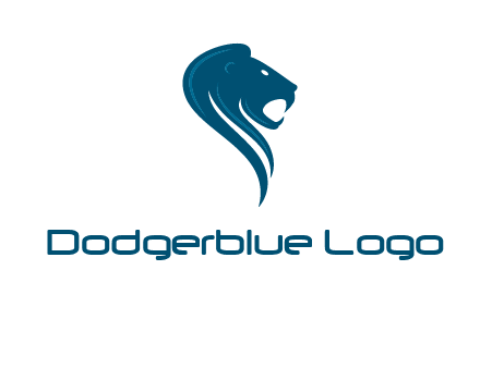 side face of lion logo