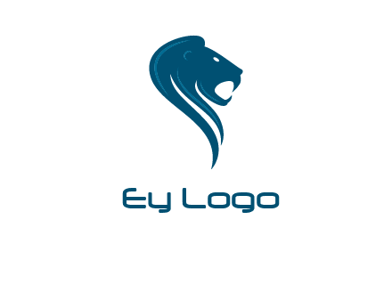 side face of lion logo