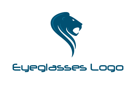 side face of lion logo