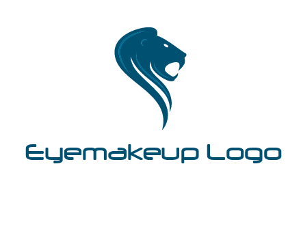 side face of lion logo