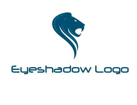side face of lion logo