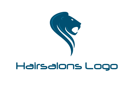 side face of lion logo