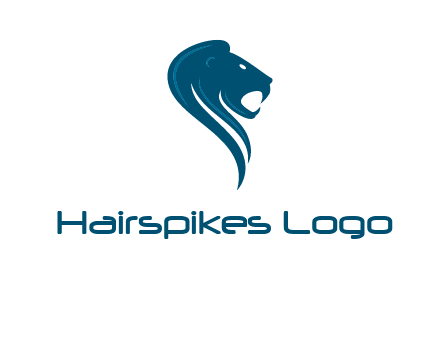 side face of lion logo