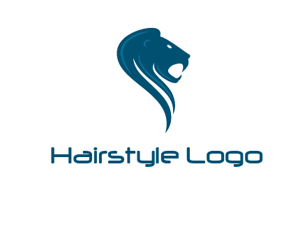 side face of lion logo