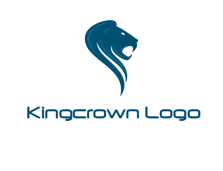 side face of lion logo