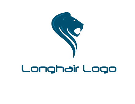 side face of lion logo