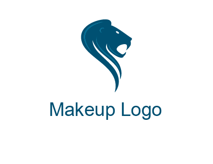 side face of lion logo