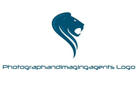 side face of lion logo
