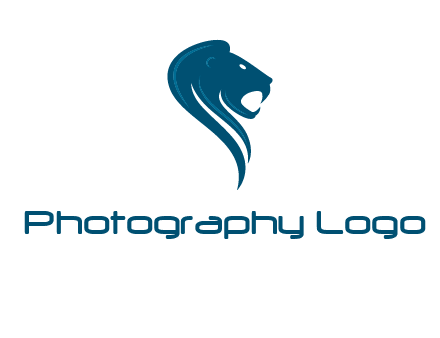 side face of lion logo