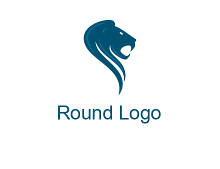 side face of lion logo
