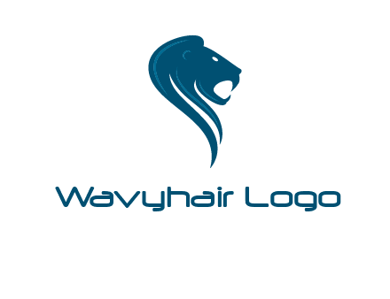side face of lion logo