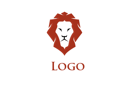 polygonal lion logo