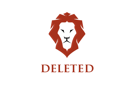 polygonal lion logo