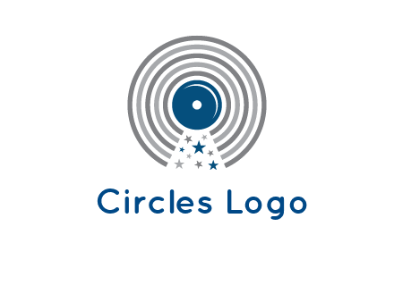 stars in gramophone cd logo