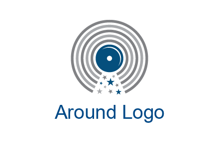 stars in gramophone cd logo