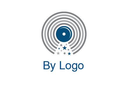 stars in gramophone cd logo