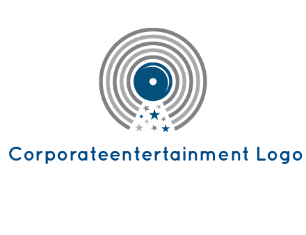 stars in gramophone cd logo