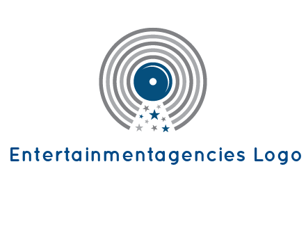 stars in gramophone cd logo