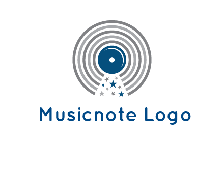 stars in gramophone cd logo