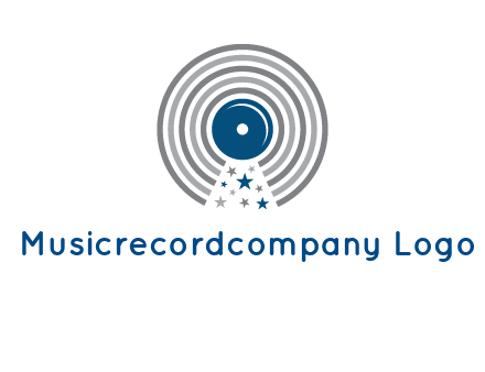 stars in gramophone cd logo