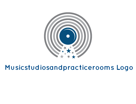 stars in gramophone cd logo