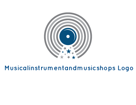 stars in gramophone cd logo