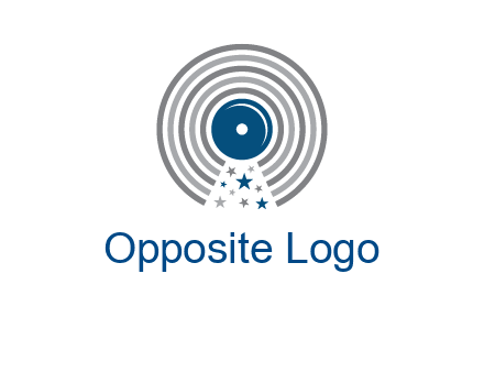 stars in gramophone cd logo