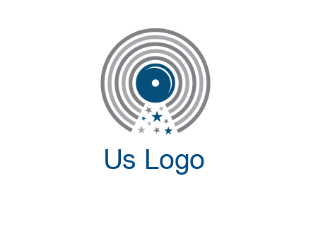 stars in gramophone cd logo
