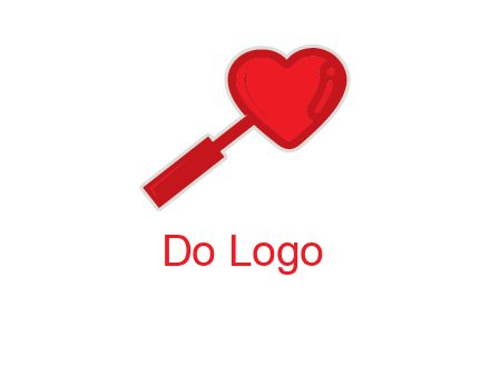 heart logo with magnifying icon