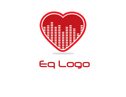 equalizer in heart logo