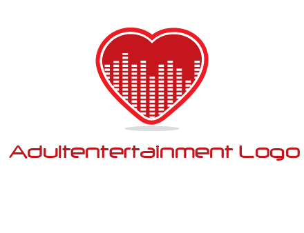 equalizer in heart logo