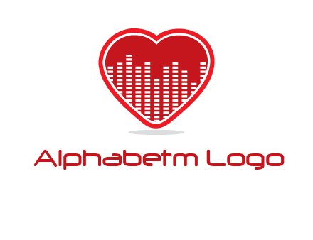equalizer in heart logo