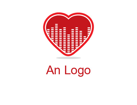 equalizer in heart logo