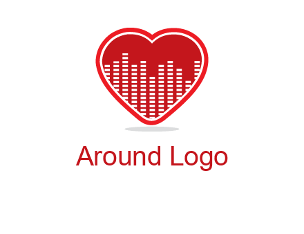 equalizer in heart logo