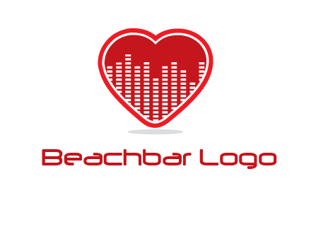 equalizer in heart logo