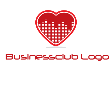 equalizer in heart logo