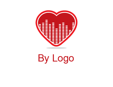 equalizer in heart logo