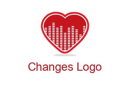 equalizer in heart logo
