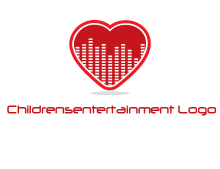 equalizer in heart logo
